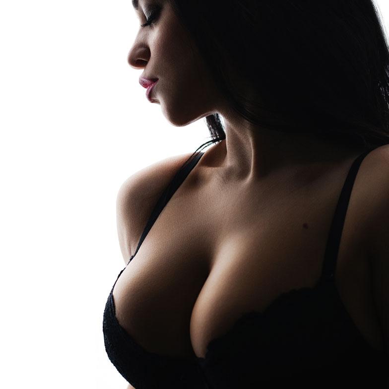 woman with large breasts